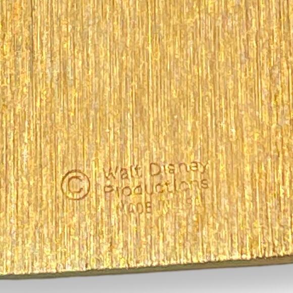 Vintage RARE Disney Mickey Mouse Gold Tone Keychain - Picture 3 of 4